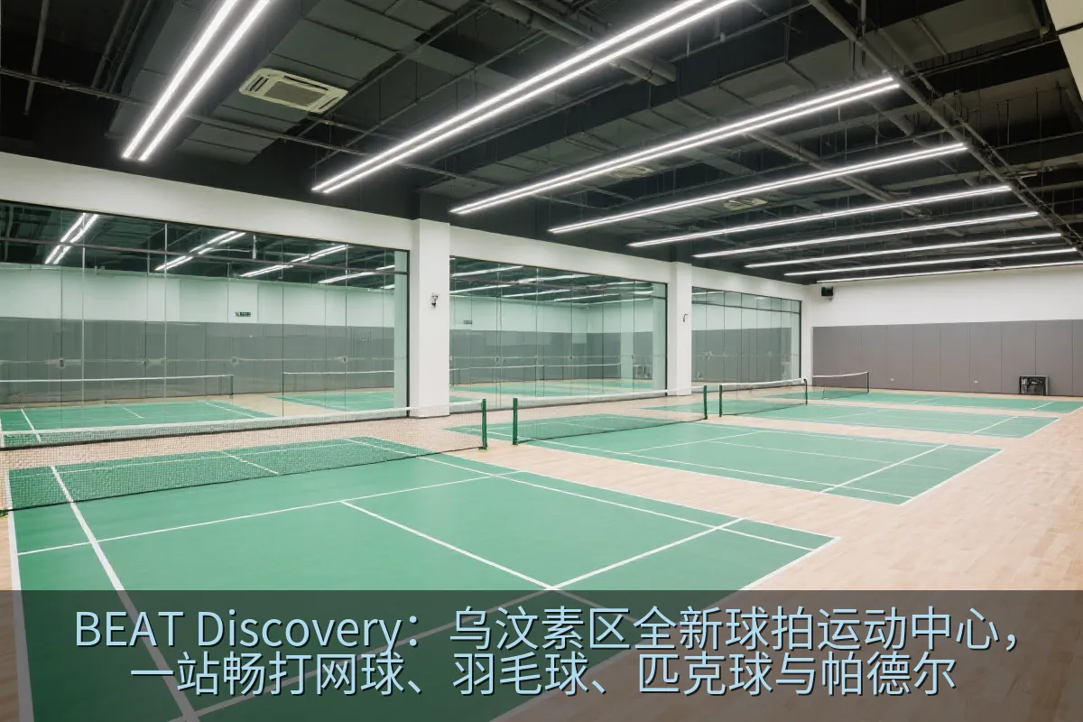 BEAT Discovery：乌汶素区全新球拍运动中心，一站畅打网球、羽毛球、匹克球与帕德尔